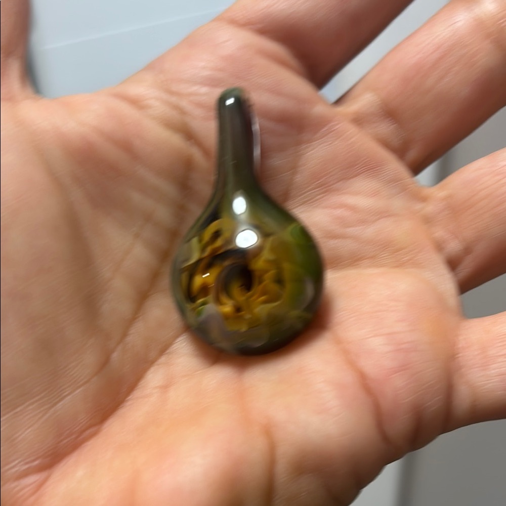 Glass Teardrop Pendant